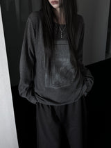 リブセブングラフィックニットTシャツ (3color)
