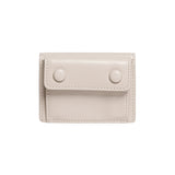 ドットポケット3レイヤーハーフウォレットコインマネーカードウォレット warm gray