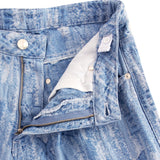 JACQUARD DENIM PANTS (UNISEX)_SYS4PT01SB