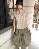 ロボバルーンパンプキンビッグポケットシャツ