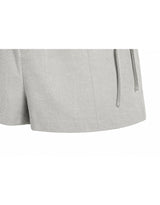 リボンリネンサマーショーツ Grey