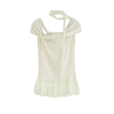 Charlotte Frill Off-Shoulder Top & Strap Set 231629443