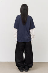 Gun Dart Curved Cotton Pants