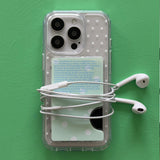 (MagSafe) dot case + Dot text mint card zip set