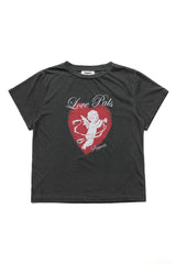 Calling Love T-shirt [Charcoal]
