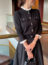 Coten Pearl Frill Knit Cardigan