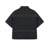 Bion Stitch Half Denim Shirt
