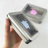 House Silver Mini Tin Case(Blue)
