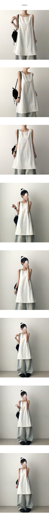 V-T A-Line Simple Round Dress