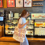 Hierarchy Studios - Ivory Wide Spider Lily Totebag