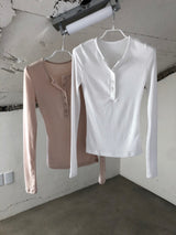 ウールロングスリーブバートンTシャツ