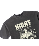 OC Night Drive Pigment Washed Tee (Charcoal)