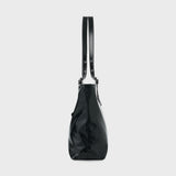 Glossy Buckle Bag (Black)