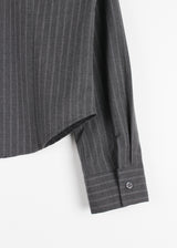 FRILL STRIPE SHIRT