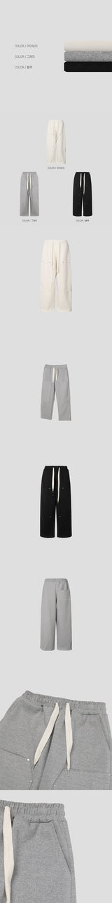 [F/W] ウールダブルリベットバンディングパンツ (3color)