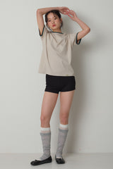 Linger Contour Tee_Beige