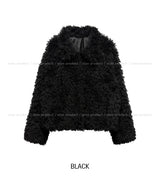 ティティ シアリング クロップ ファー ジャケット