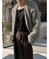 [F/W] Fur hair cardigan jacket(3color)