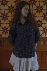 Bein check shirt_navy