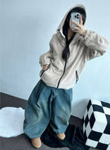 ピンタックリベットバルーンデニムパンツ 💙🩵