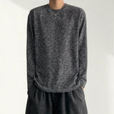 Vine Pattern Soft Spandex Round Long Sleeve Knitwear