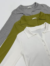 PB Open Collar Cardigan T-shirt