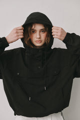 Anorak hood jumper (Black)