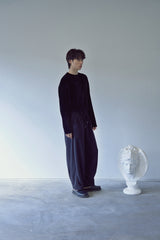 2-LAYER MICRO FLEECE SWEAT PANTS (Black)