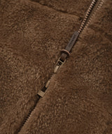 Women’s Sherpa Zip-Up Jacket Brown