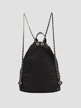 NYLON CHAIN BACKPACK BLACK