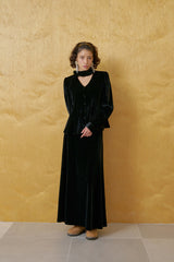 Cosmo velvet skirt_black
