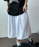 Ari Number Patch Bermuda Shorts 4color