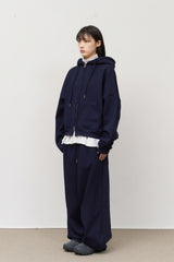 Eric Cropped Zip Hoodie