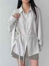 layer buckle skirt pants (2color)