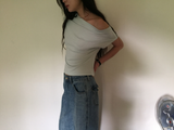 With Back Pocket Denim (1color)