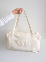 standard duffle bag (cream yellow)