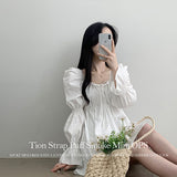 Tion Strap Puff Smoke Long Sleeve Mini One Piece