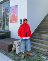 ビッグカーゴワイドデニムショーツ