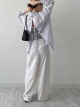 Aswell Back Slit Loose Fit Shirt