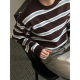 [F/W] スタンダードウールストライプニット (3color)