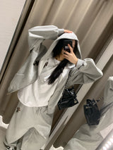 レホクロスパッチオーバーサイズTシャツ