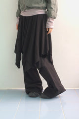 Floating cut banding skirt