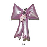 Pluffy glow ribbon keychain (2color)