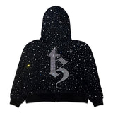 TZWorldwide White Diamond Galaxy Hoodie