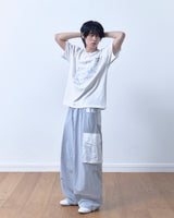 26SS★ Patch Nylon Curved Pants