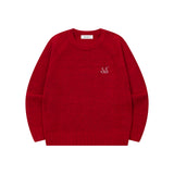MONE RAGLAN R-NECK KNIT (4Color)