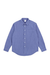 Washed Blue Check Shirt