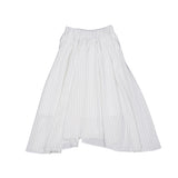 Stripe Tie Skirt (white)