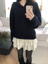 パウンドフーデッドニット (2 colors)