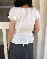 Yots Puff Short-Sleeve Blouse